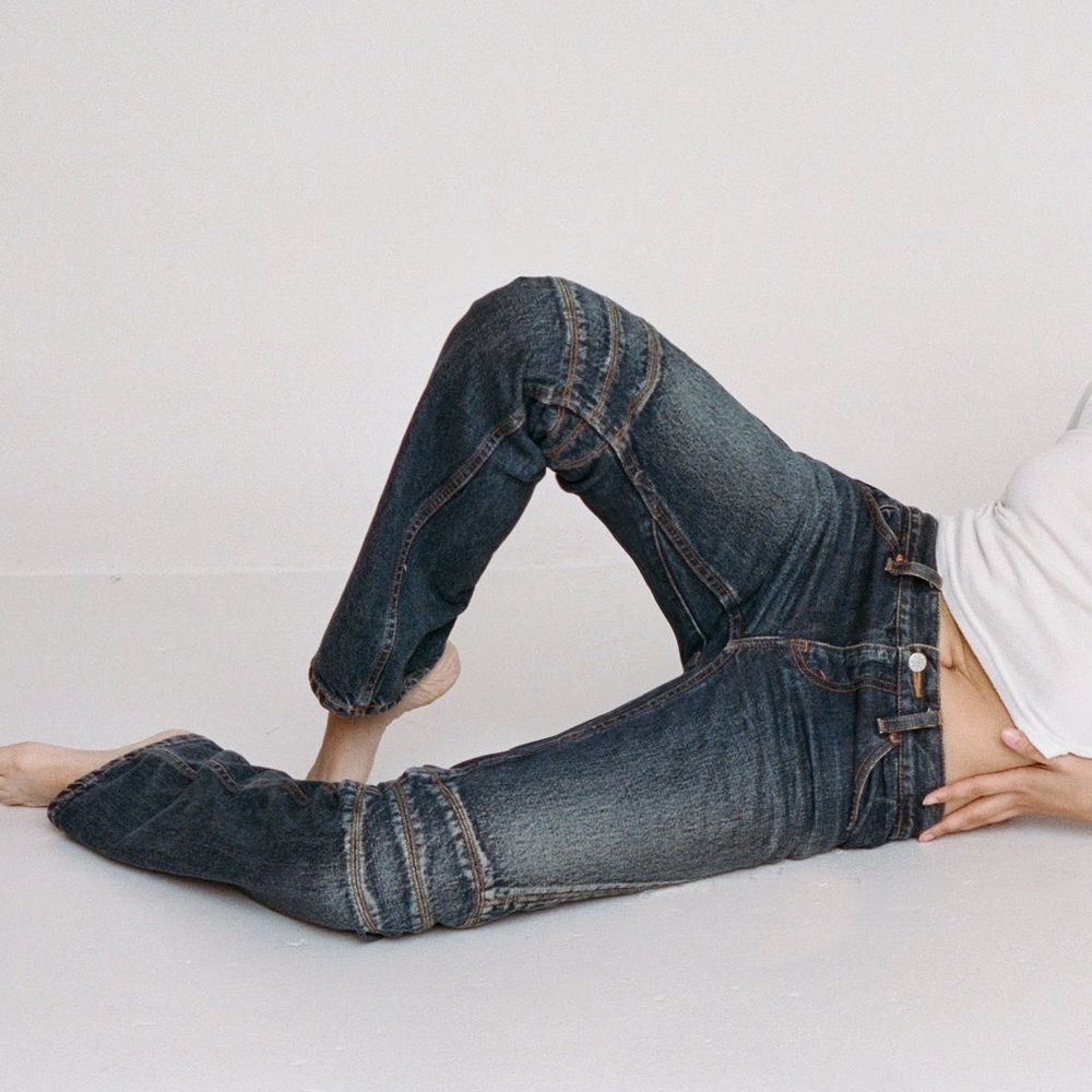 SOLD Miaou Archive - Junya Watanabe extra low rise grunge jeans